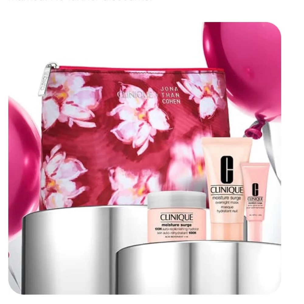 2025 New Clinique 4-piece skincare set moisture surge